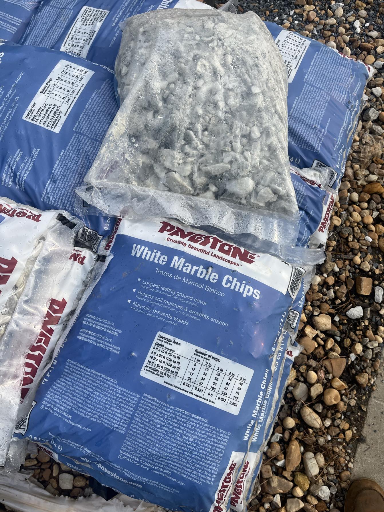 White Marble Chips